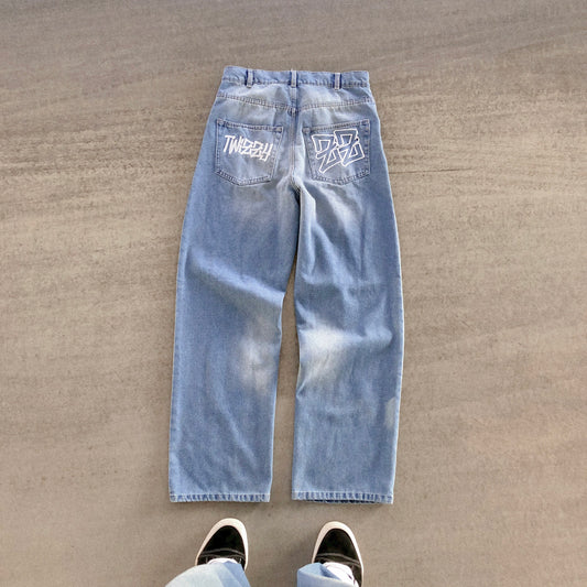 BLUE BAGGY JEANS